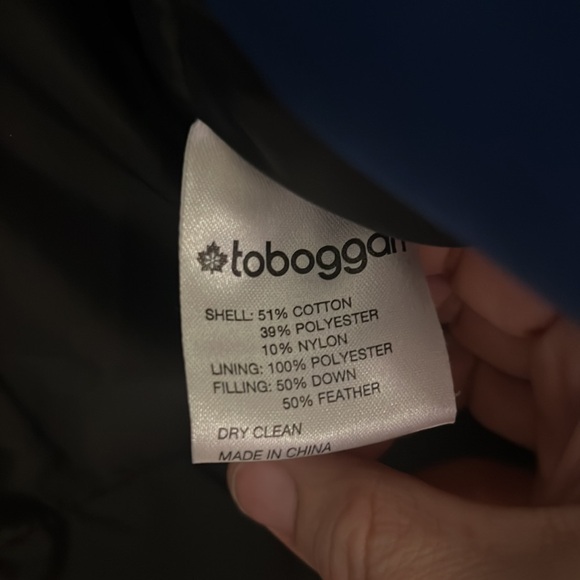 Women’s Tobaggan Blue Parka Jacket with Fur Hood size M - Picture 4 of 5